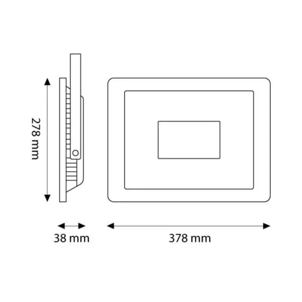 Foco proyector led 200w Regulable ECO