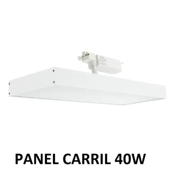 Foco Carril Panel 40W Mono Blanco