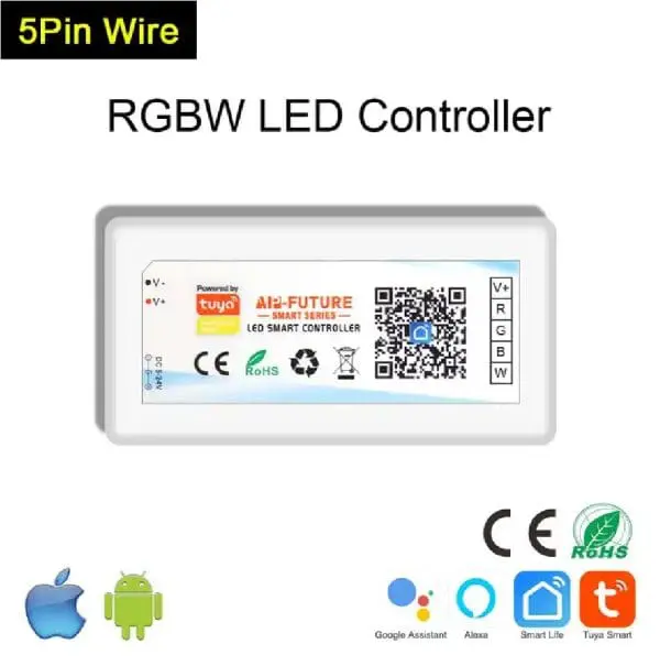 Controlador LED WIFI RGBW ALEXA 12V-24V