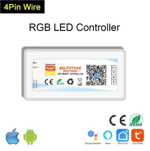 Controlador LED WIFI RGB ALEXA 12V-24V