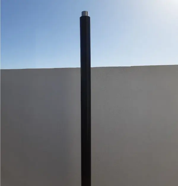 Columna Farola PVC Negra