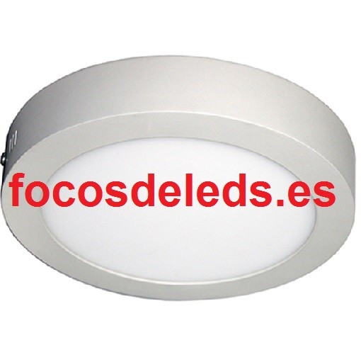 Downlight led 18w, redondo circular panel led superficie