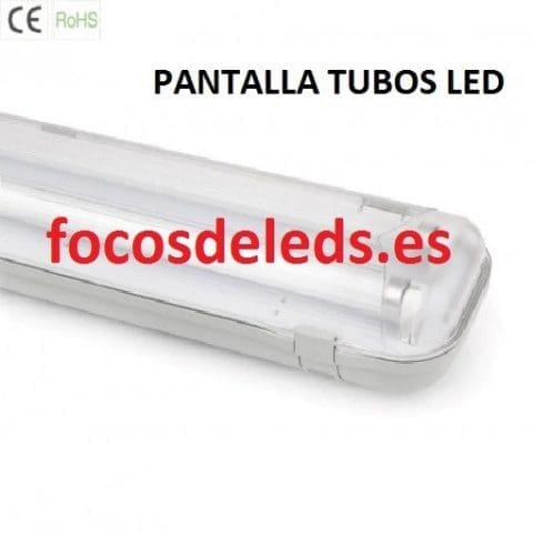 Pantalla Estanca 2 Tubos Led 600mm