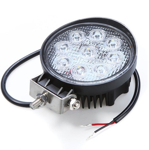 Foco led 27W 12v 24v 6000K 2400lm, barco, jeep 4x4, camión, tractor, coche, IP67