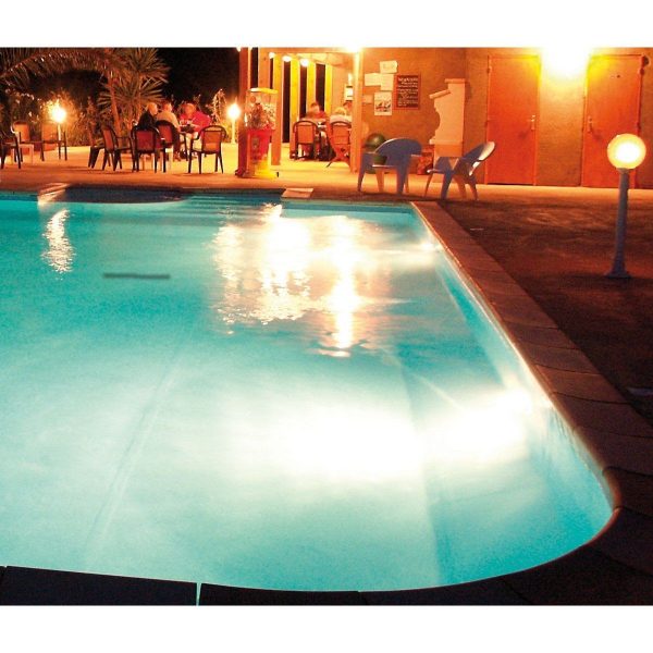 Foco led piscina 54w luz blanca superficie pared
