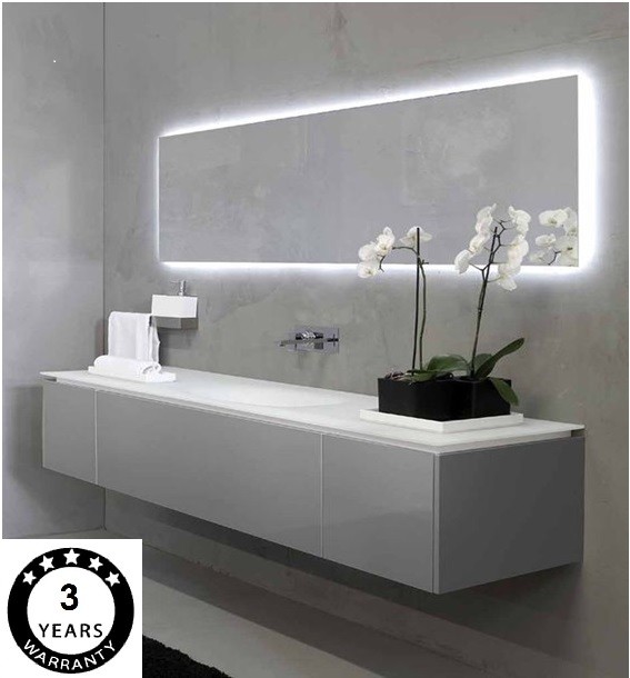 Mono globo Adaptación Espejo baño con luz led de decoración, en varios tamaños y formas.