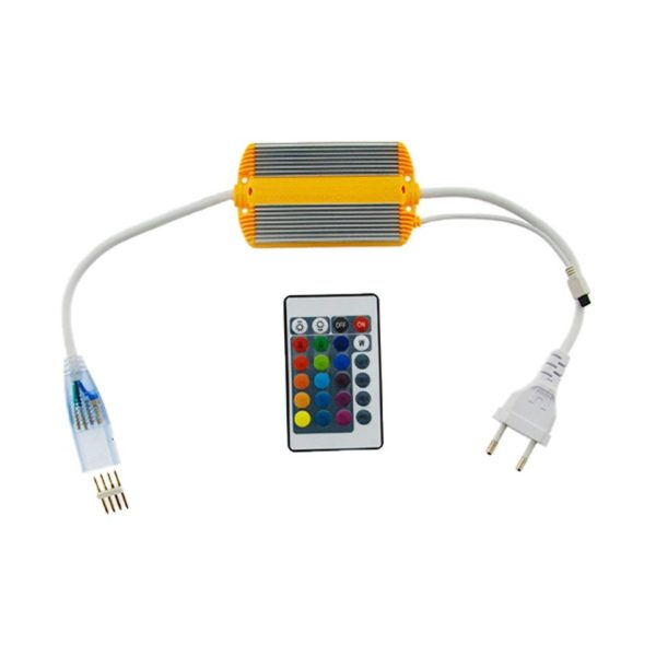 Controlador neon led flexible RGB rectificador