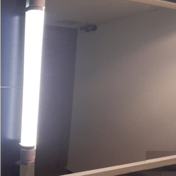 Aplique luz 150cm 22W para espejo baño, maquillaje, tocador
