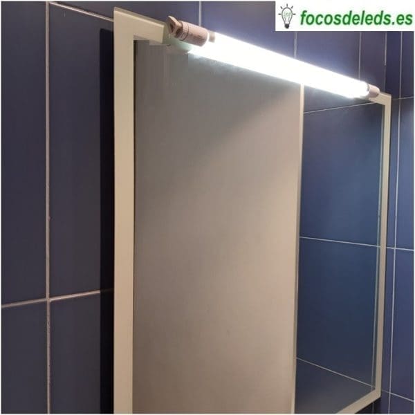 Aplique luz 150cm 22W para espejo baño, maquillaje, tocador
