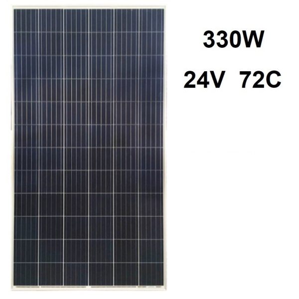 Placa Solar 330W 24V 72C Poli