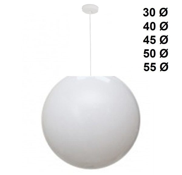 Lámpara de techo colgante globo grande
