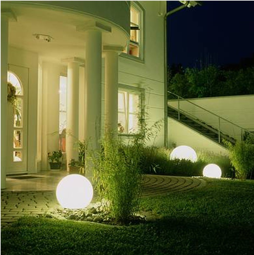 Encantada de conocerte Bloquear ceja ✓ Lampara globo exterior jardín suelo, oferta varios modelos