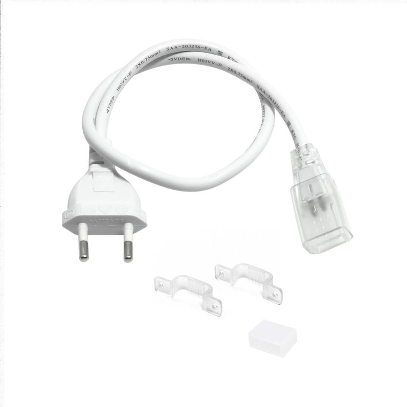 Tira LED con Cable Rectificador - 220V, 120LED/m