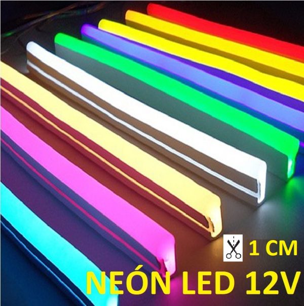 Neón led flexible 12V regulable corte 1cm