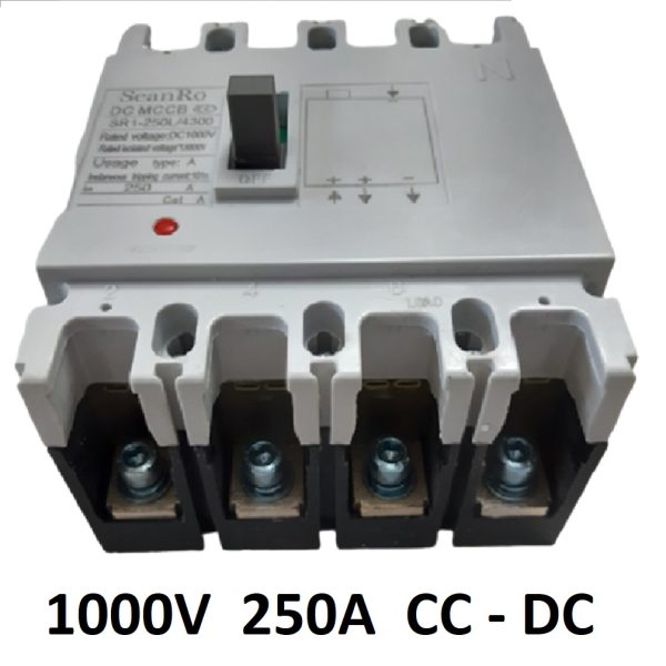 Magnetotérmico Caja Moldeada CC 250A 1000V